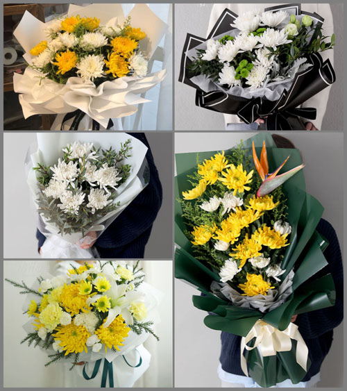 江苏泰州泰兴市姚王镇十里甸村白事花束代送